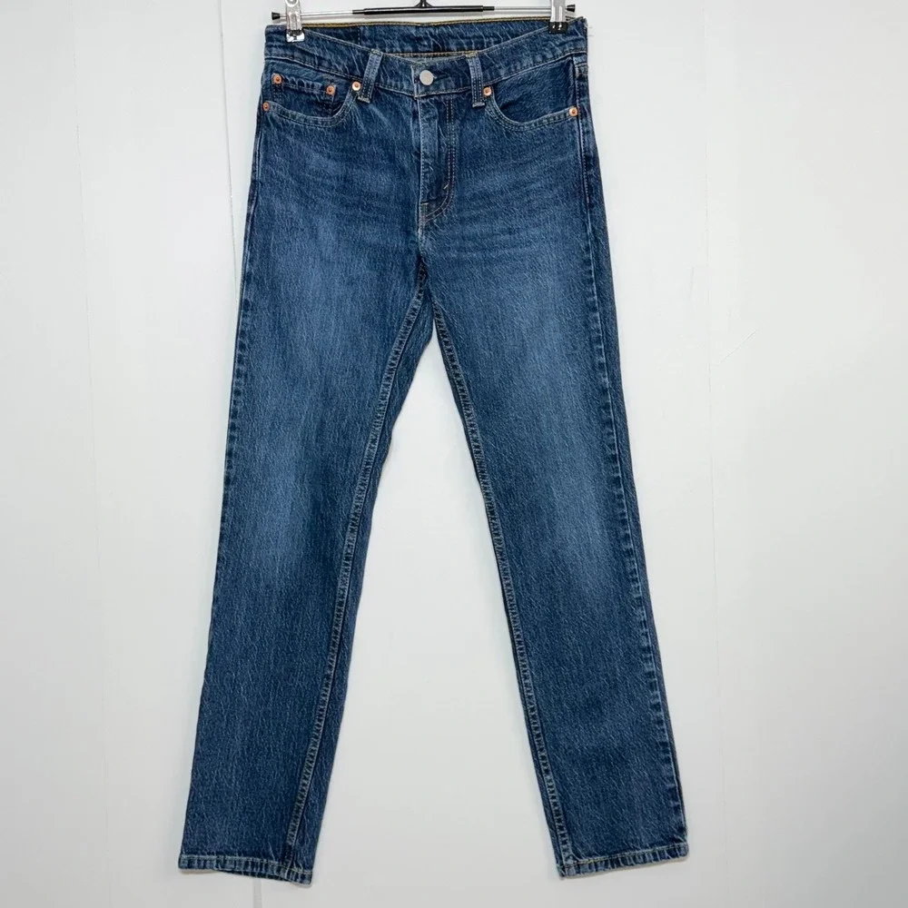 Levis 511 Jeans Mens Measures 30X31 Tag 30x32 Blue Slim Fit Stretch Workwear